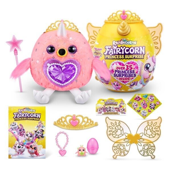 Pliušinis žaislas Rainbocorns Fairycorn Princess Surprise 9281 kaina ir informacija | Minkšti (pliušiniai) žaislai | pigu.lt