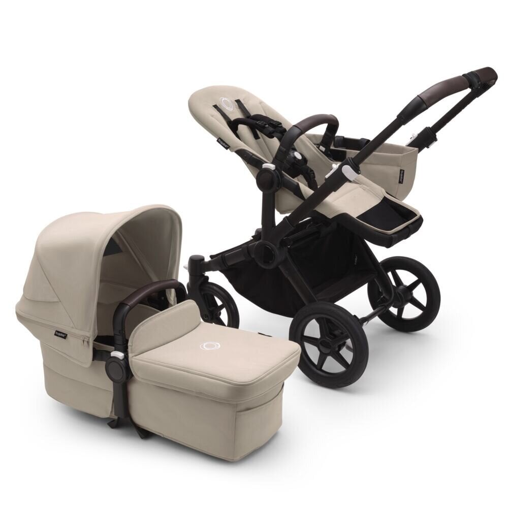 Bugaboo Donkey 5 Mono universalus vežimėlis, Black/Desert Taupe цена и информация | Vežimėliai | pigu.lt