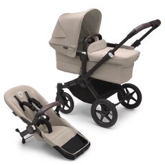 Bugaboo Donkey 5 Mono universalus vežimėlis, Black/Desert Taupe kaina ir informacija | Vežimėliai | pigu.lt