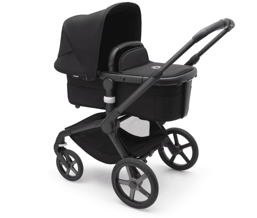 Bugaboo Fox 5 complete Universalus vežimėlis, Black/Midnight Black цена и информация | Vežimėliai | pigu.lt