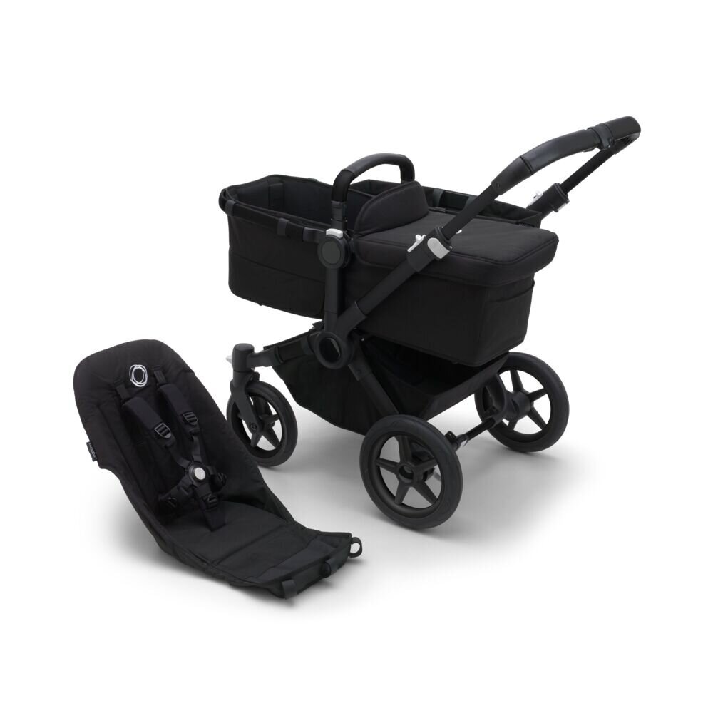 Bugaboo Donkey 5 Base universalus vežimėlis, Black/Midnight Black цена и информация | Vežimėliai | pigu.lt