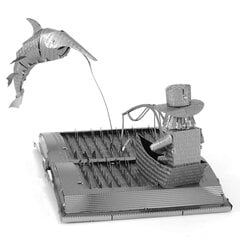 Metalinė dėlionė - konstruktorius Metal Earth The Old Man & The Sea Book Sculpture 3D цена и информация | Конструкторы и кубики | pigu.lt