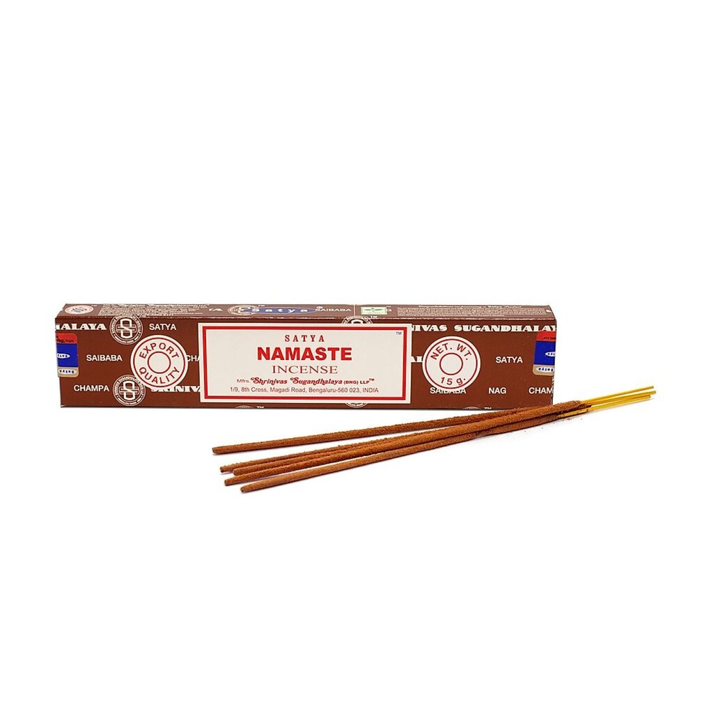 Smilkalų lazdelės Satya Nemaste Incense, 15 g kaina ir informacija | Namų kvapai | pigu.lt