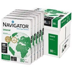 Biuro kopijavimo popierius Navigator A4 80g/m, 5 x 500 lapų, 1 dėžė цена и информация | Тетради и бумажные товары | pigu.lt