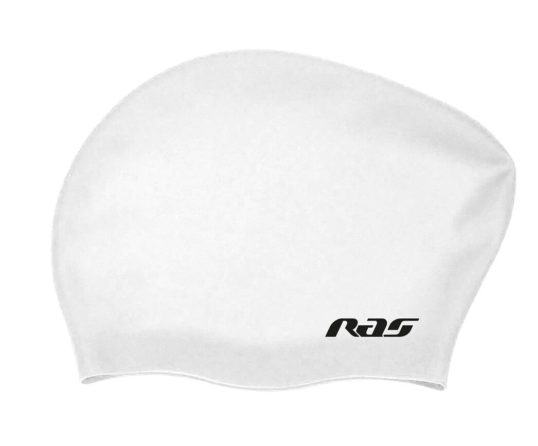 Plaukimo kepuraitė Ras, balta kaina ir informacija | Plaukimo kepuraitės | pigu.lt