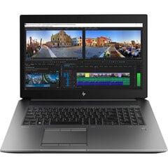 HP ZBook 17 G5; Intel Core i7-8750H (6C/12T,2.2/4.1GHz,9MB)|NVIDIA Quadro P3200 6GB GDDR5 |32GB RAM DDR4|512GB SSD|17.3" FHD IPS, ANTI-GLARE|11ac, 2x2 + BT|BLU-RAY|TB3| Win 11 PRO Atnaujintas kaina ir informacija | Nešiojami kompiuteriai | pigu.lt