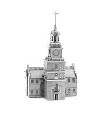 Metalinė dėlionė - konstruktorius Metal Earth Independence Hall 3D kaina ir informacija | Konstruktoriai ir kaladėlės | pigu.lt