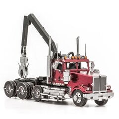 Metalinė dėlionė - konstruktorius Metal Earth Western Star® 4900 Log Truck 3D цена и информация | Конструкторы и кубики | pigu.lt