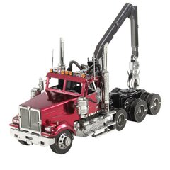 Metalinė dėlionė - konstruktorius Metal Earth Western Star® 4900 Log Truck 3D kaina ir informacija | Konstruktoriai ir kaladėlės | pigu.lt