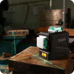 Крестовой самовыравнивающийся лазер DEKO 3D 360° 30M DKLL12PB2 цена и информация | Механические инструменты | pigu.lt