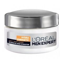 Kasdieninis drėkinamasis veido kremas L'oreal Paris Men Expert Hydra Energetic vyrams 50 ml kaina ir informacija | Veido kremai | pigu.lt