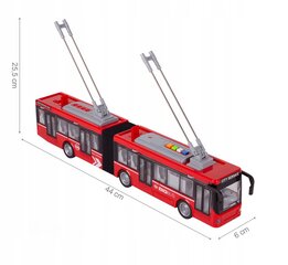 Žaislinis troleibusas su garsu ir šviesa Malplay kaina ir informacija | Žaislai berniukams | pigu.lt