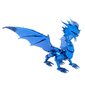 Metalinė dėlionė - konstruktorius Metal Earth Premium Series Blue Dragon 3D kaina ir informacija | Konstruktoriai ir kaladėlės | pigu.lt