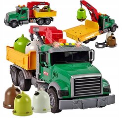 Žaislinis sunkvežimis - šiukšliavežis su kabliu kaina ir informacija | Žaislai berniukams | pigu.lt