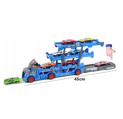 Žaislinis vilkikas su 6 automobiliais kaina ir informacija | Žaislai berniukams | pigu.lt