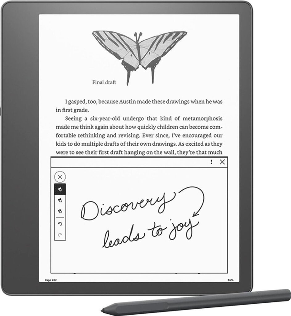 Amazon Kindle Scribe Grey (B09BRZBK15) цена и информация | Elektroninių knygų skaityklės | pigu.lt