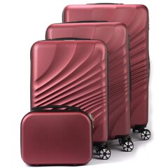 Набор чемоданов Gregorio W3002 S14/20/24/28 цена и информация | Чемоданы, дорожные сумки  | pigu.lt