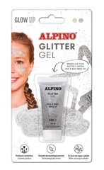 Gelis grimui Alpino Glitter silver bls 14ml kaina ir informacija | Piešimo, tapybos, lipdymo reikmenys | pigu.lt