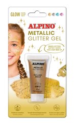 Гель для грима Alpino Glitter Золотистый BLS 14 мл цена и информация | Принадлежности для рисования, лепки | pigu.lt