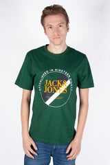 Marškinėliai vyrams Jack & Jones, žali kaina ir informacija | Vyriški marškinėliai | pigu.lt