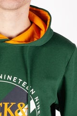 Спортивный свитер JACK & JONES 12250266DARKGREEN-S цена и информация | Мужские толстовки | pigu.lt