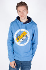 Džemperis vyrams Jack & Jones, mėlynas цена и информация | Мужские толстовки | pigu.lt