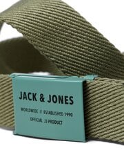 Jack & Jones мужской ремень 12211083*03, зелёный 5715220382199 цена и информация | Мужские ремни | pigu.lt