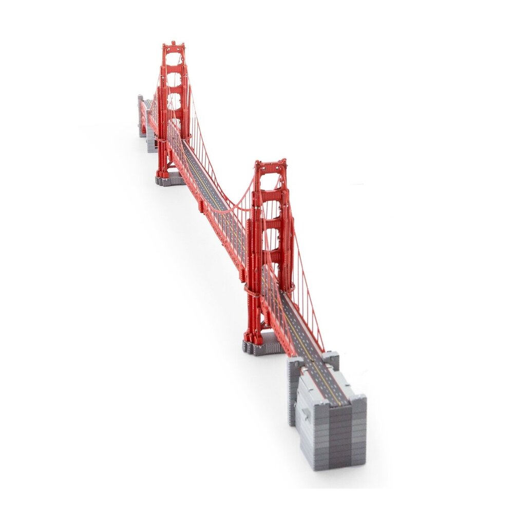 Metalinis 3D konstruktorius Metal Earth Premium Series Golden Gate Bridge kaina ir informacija | Konstruktoriai ir kaladėlės | pigu.lt