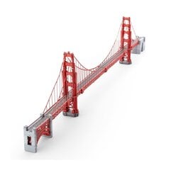 Metalinis 3D konstruktorius Metal Earth Premium Series Golden Gate Bridge kaina ir informacija | Konstruktoriai ir kaladėlės | pigu.lt