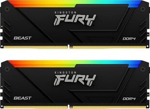 Kingston Fury Beast RGB (KF426C16BB12AK2/32) цена и информация | Оперативная память (RAM) | pigu.lt