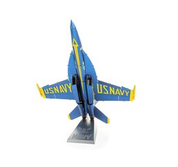 Metalinis 3D konstruktorius Metal Earth Premium Series Blue Angels® F/A-18 Super Hornet цена и информация | Конструкторы и кубики | pigu.lt