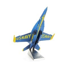 Metalinis 3D konstruktorius Metal Earth Premium Series Blue Angels® F/A-18 Super Hornet цена и информация | Конструкторы и кубики | pigu.lt