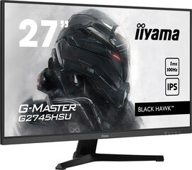 iiyama G-MASTER kompiuterio monitorius 68,6 cm (27") 1920 x 1080 pikseliai „Full HD“ LED Juoda цена и информация | Мониторы | pigu.lt