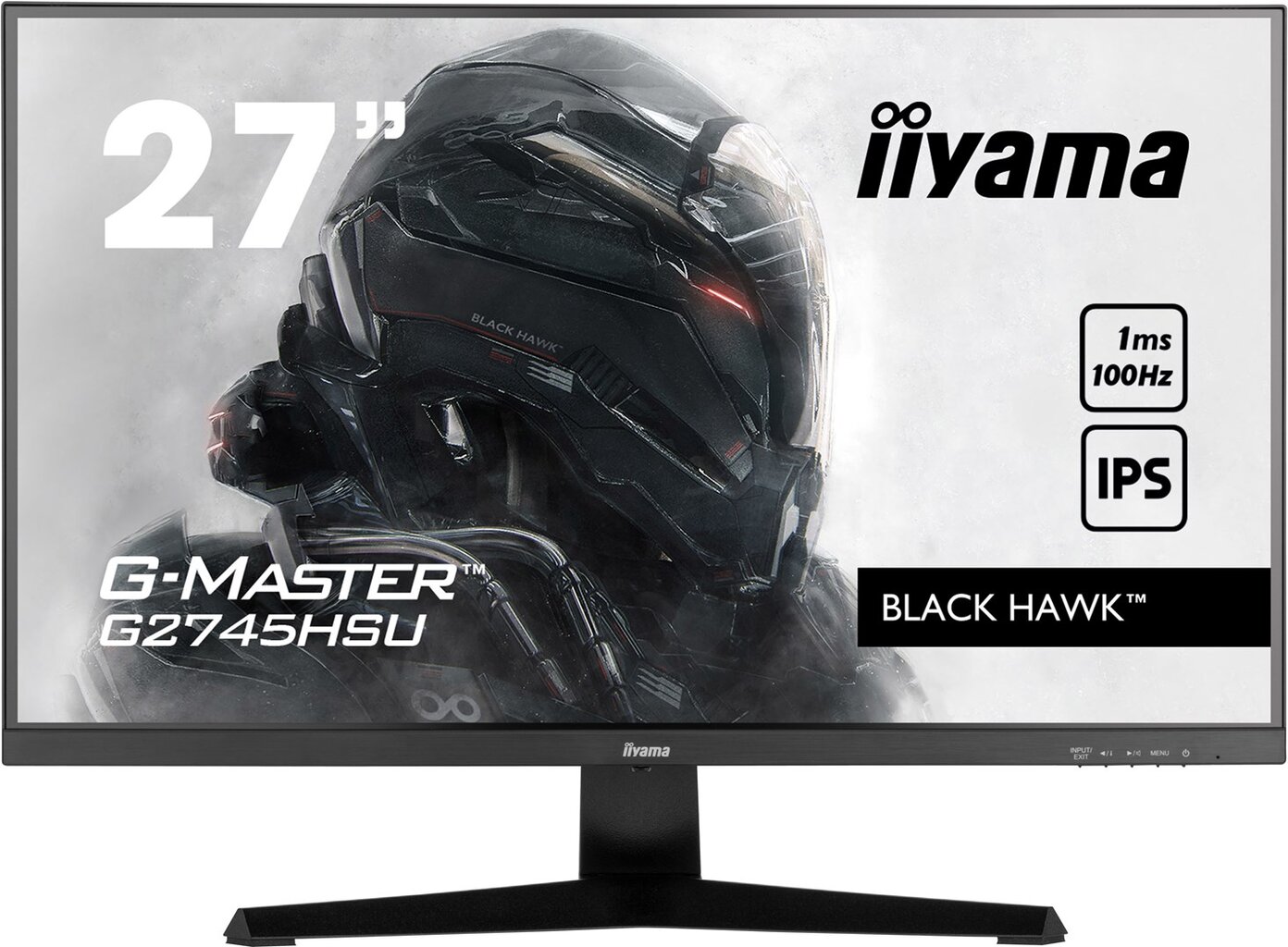 iiyama G-MASTER kompiuterio monitorius 68,6 cm (27") 1920 x 1080 pikseliai „Full HD“ LED Juoda kaina ir informacija | Monitoriai | pigu.lt