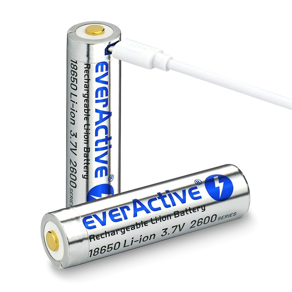 Elementai EverActive 18650 3,7 V kaina ir informacija | Elementai | pigu.lt