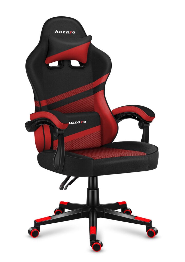 Žaidimų kėdė Huzaro Force 4.4, raudona kaina ir informacija | Biuro kėdės | pigu.lt