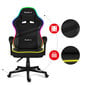 Žaidimų kėdė Huzaro Force 4.4 RGB, juoda kaina ir informacija | Biuro kėdės | pigu.lt