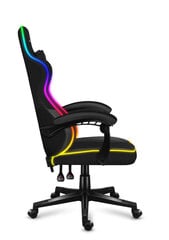 Игровое кресло HUZARO FORCE 4.4 RGB Black Mesh Gaming Chair, черный kaina ir informacija | Офисные кресла | pigu.lt