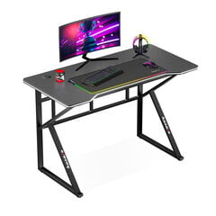 Игровой стол Huzaro Hero 1.6 черный цена и информация | Компьютерные, письменные столы | pigu.lt
