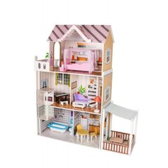 Medinis lėlių namelis Lean Toys Villa Marysia 16981 kaina ir informacija | Žaislai mergaitėms | pigu.lt