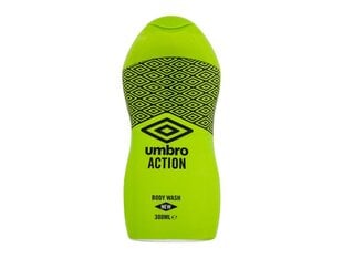 Dušo želė Umbro Action Body Wash, 300 ml kaina ir informacija | Dušo želė, aliejai | pigu.lt