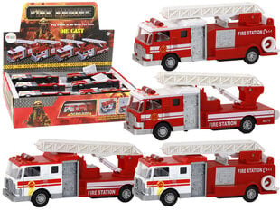 Пожарная машина с лестницей и звуковыми эффектами цена и информация | Игрушки для мальчиков | pigu.lt