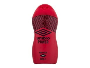 Dušo želė Umbro Power Body Wash, 300 ml kaina ir informacija | Dušo želė, aliejai | pigu.lt