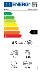 Ströme TDW45S03D kaina ir informacija | Indaplovės | pigu.lt