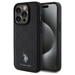 US Polo USHCP15XPYOK iPhone 15 Pro Max 6.7" czarny|black Yoke Pattern цена и информация | Чехлы для телефонов | pigu.lt