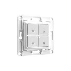 Настенный выключатель Shelly с 4 кнопками - белый цена и информация | Выключатели, розетки | pigu.lt