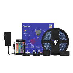 Набор интеллектуальных светодиодных лент Sonoff L2 RGB с Wi-Fi и Bluetooth (в комплект входит светодиодная лента 5 м) цена и информация | Светодиодные ленты | pigu.lt
