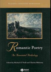 Romantic Poetry: An Annotated Anthology kaina ir informacija | Poezija | pigu.lt