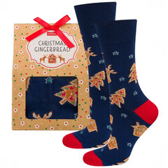 Kalėdinės kojinės vyrams Soxo good stuff, mėlynos kaina ir informacija | Vyriškos kojinės | pigu.lt