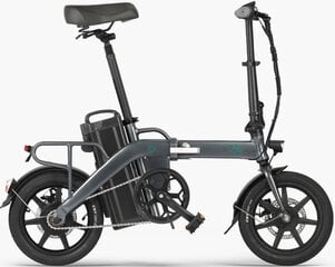 Электровелосипед Fiido L3, 14", черный, 200км, 350Вт, 23,2Ач цена и информация | Электровелосипеды | pigu.lt